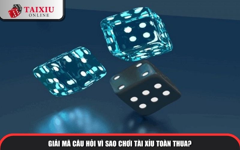 giai ma cau hoi vi sao choi tai xiu toan thua 1350 Giải mã câu hỏi vì sao chơi tài xỉu toàn thua