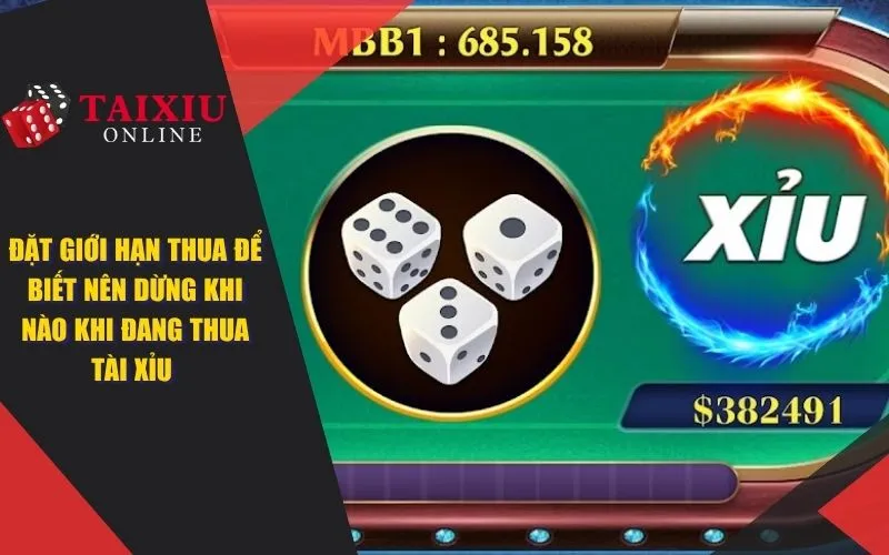 nen dung khi nao khi dang thua tai xiu hay dat gioi han thua 1374 Đặt giới hạn thua để biết nên dừng khi nào khi đang thua tài xỉu